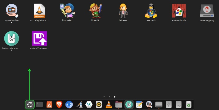 linux App Menu